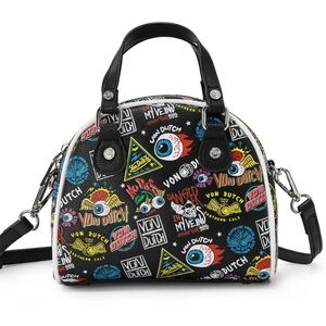 NWT Von Dutch Black Jax Small Bowling Bag